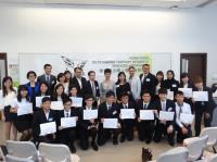 Group Photo of the Outstanding Service Awards For Tertiary Students 2014–15